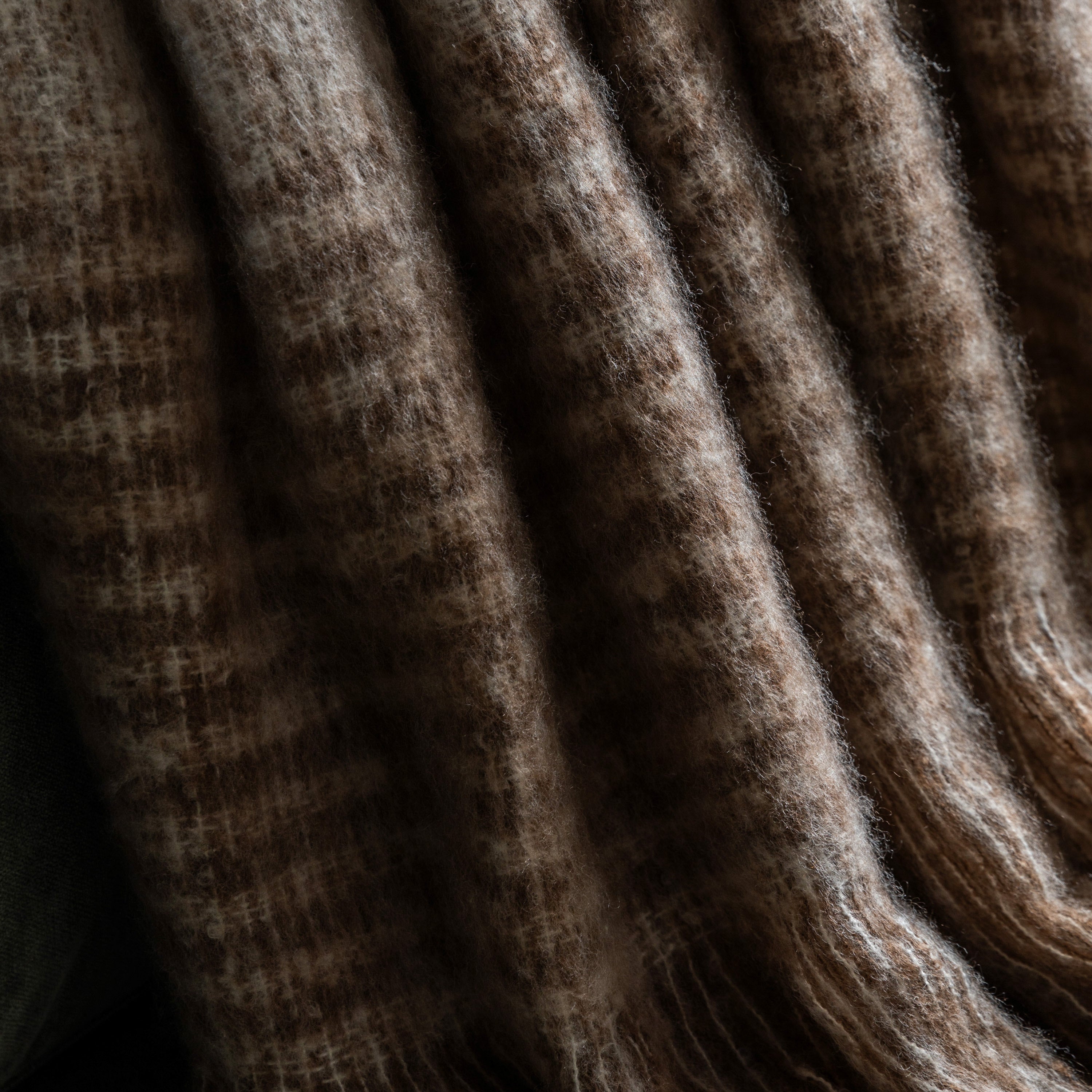 Louis Brown & Natural Fringe Throw